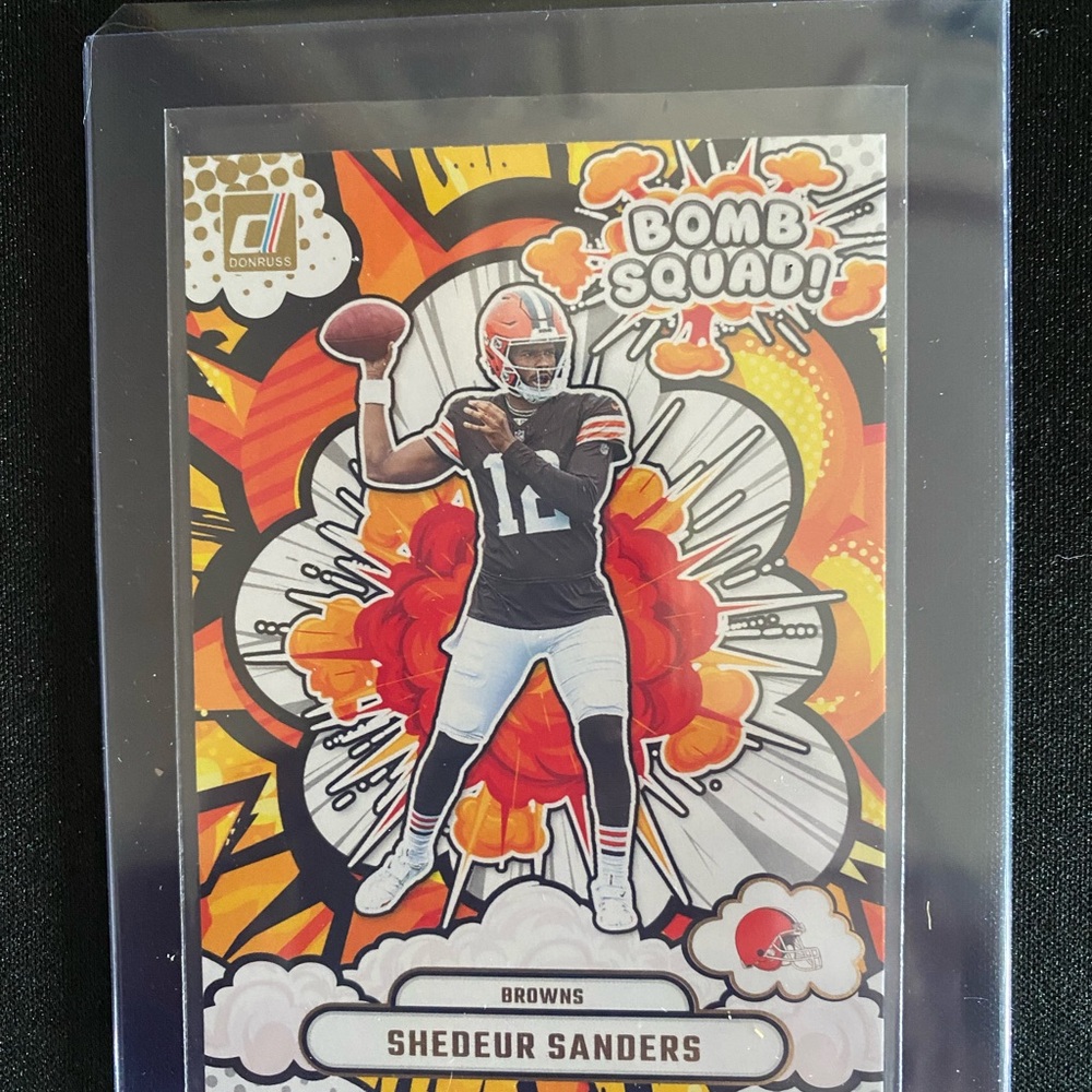 Donruss Bomb Squad Football Card 2025 Shedeur Sanders